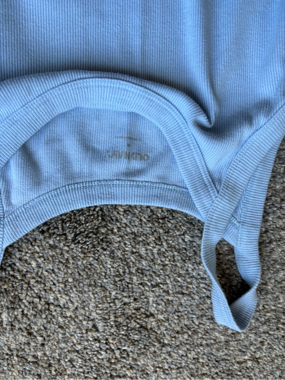 Old Navy Women’s Ribbed Tank Tops - Light Blue, Maroon, Light Gray, Black - Picture 2 of 5